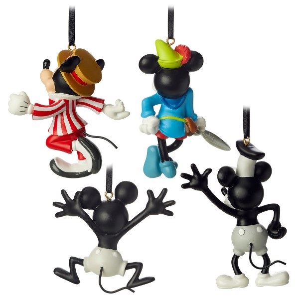 Mickey Mouse Through the Years Mini Ornament Set Mickey Mouse Through the Years Mini Ornament Set